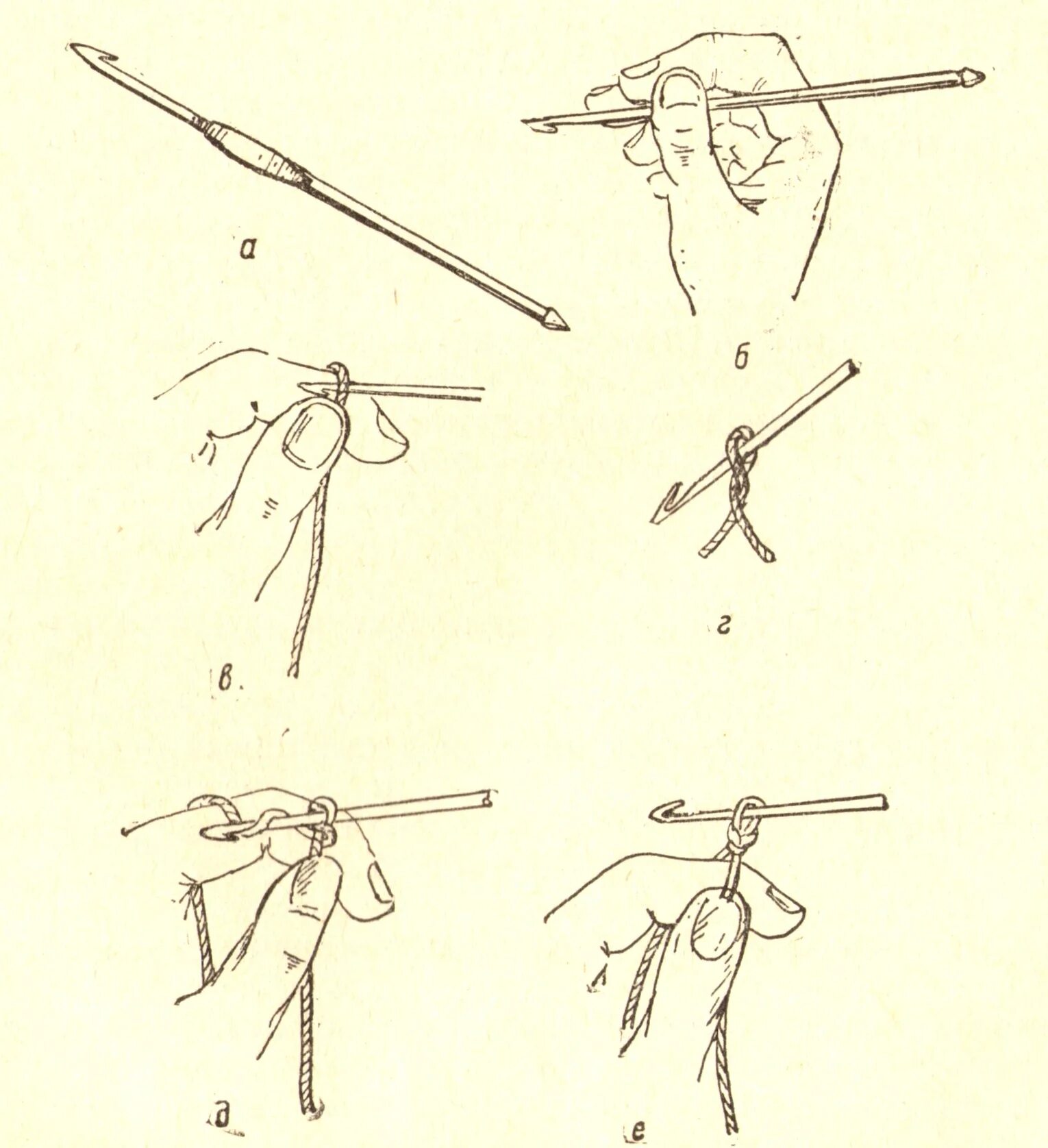 1 урок вязания. Как научиться вязать крючком с нуля пошагово. Первая петля крючком. Начало вязания крючком. Воздушная петля крючком.