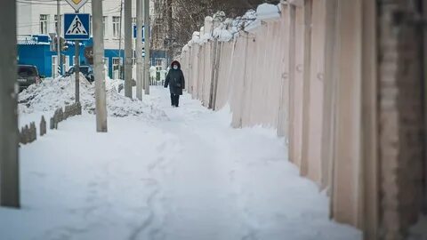 Силен и спокоен январский снег