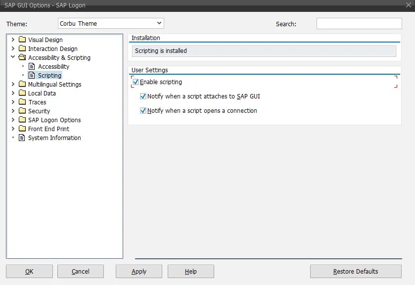 Fly gui script. Gui скрипт. sap gui. sap gui logon. смена пароля в sap.