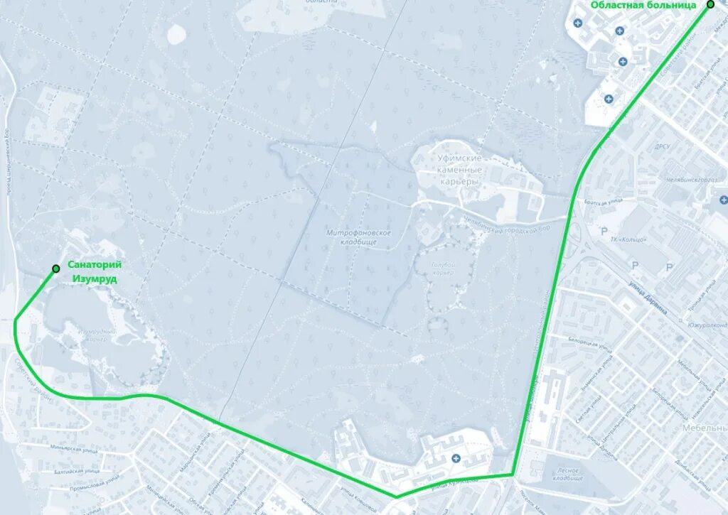 31 автобус челябинск маршрут. Изумрудный карьер Челябинск на карте. Изумруд Челябинск областная больница. Сезонные маршруты. Маршрут автобуса.