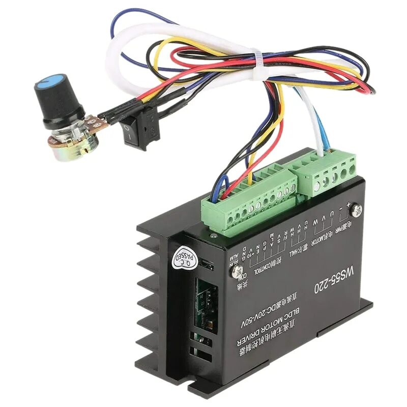 Bldc контроллер. Bldc контроллер 220 v. ws55-220. brushless motor controller 48v 500w. контроллер двигателей блдс.