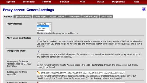 Pfsense squid