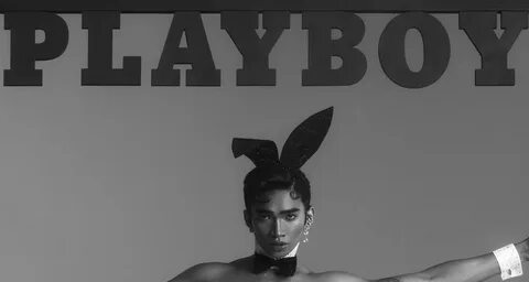 guy cums on playboy magazine.