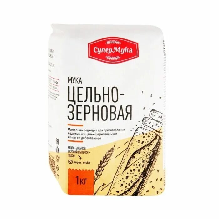 Мука из высших сортов пшеницы. Мука супермука цельнозерновая. российская мука мягких сортов пшеницы. &quot;супермука&quot; 10 кг*1. мука владивосток.