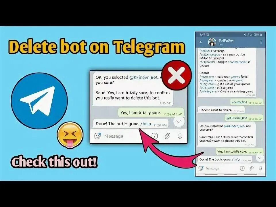 Kick command. Delete bot. Telegram bot delete sendmessage. Как остановить боты в телеграмме. Ff бот аккаунт.