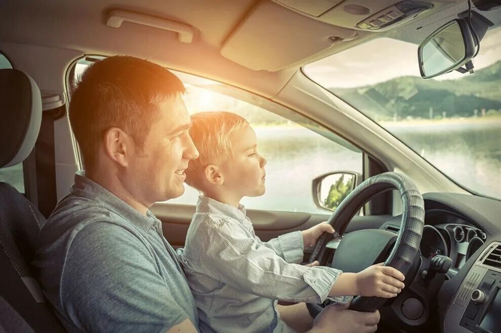 Dad drive. Dad drive