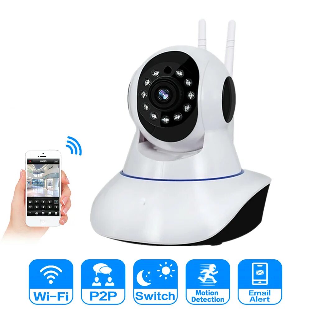 IP камера WIFI Camera ea200ss. Поворотная камера Yoosee 5 MP. WIFI видеокамера Yoosee.