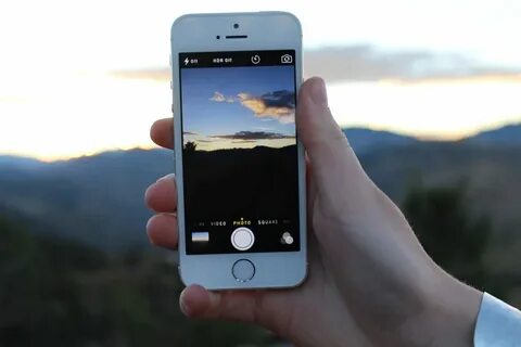 Фотографии телефона с временем