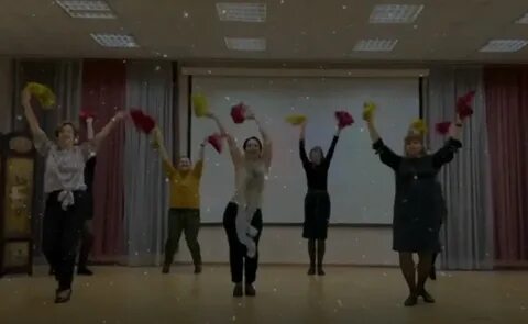 Флешмоб на новый год начальные классы