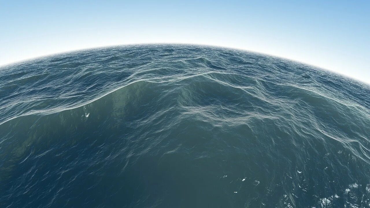 Планета океан название. Планета океан. Поверхность мирового океана. Планета покрытая океаном. Океан поверхность воды.