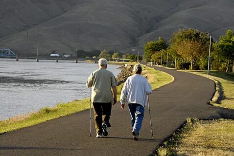 Walking along