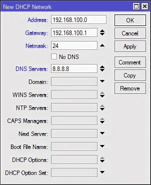 Dns dhcp ntp