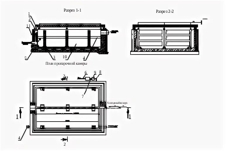 Ямные пропарочные камеры для ЖБИ. Пропарочные камеры для ЖБИ чертежи. Пропарочная камера для бетона датчики. Пропарочная камера для тротуарной плитки схема. Устройство камер со стенками