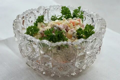 Стеклянный салат