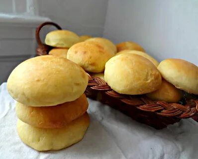 Простые булочки на кефире в духовке