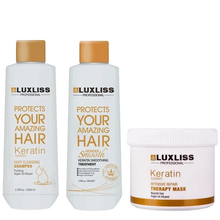 Набор для кератинового выпрямления. Luxliss кератин. Luxliss Extra Effect Keratin. Luxliss Gel для волос. DNC кератин для волос.