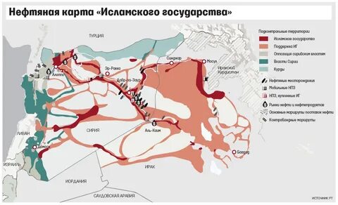 Карта нефти