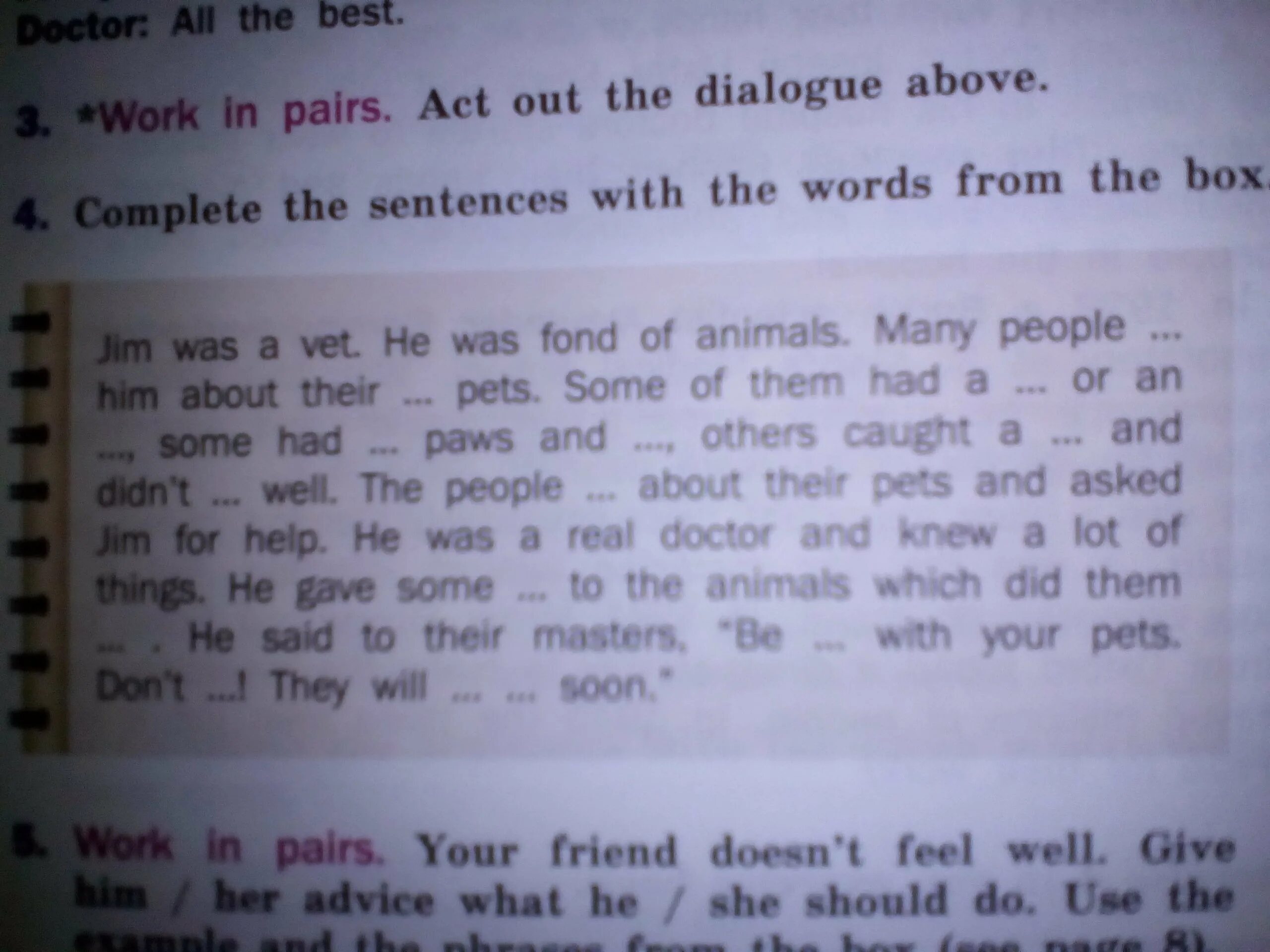 Read the text in pairs. Английский задание Helen has a Pen. Текст на английском my name is Ted. Richard Lives in England аудирование ответы. Текст Life in the Box английский язык.
