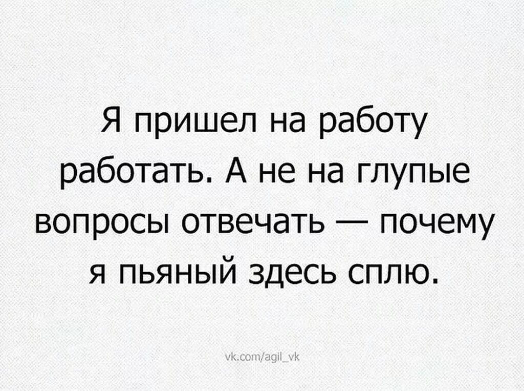 Список глупых. Глупые вопросы. На глупые вопросы не отвечаю. Я пришел на работу работать а не на глупые вопросы отвечать. Самые глупые вопросы.