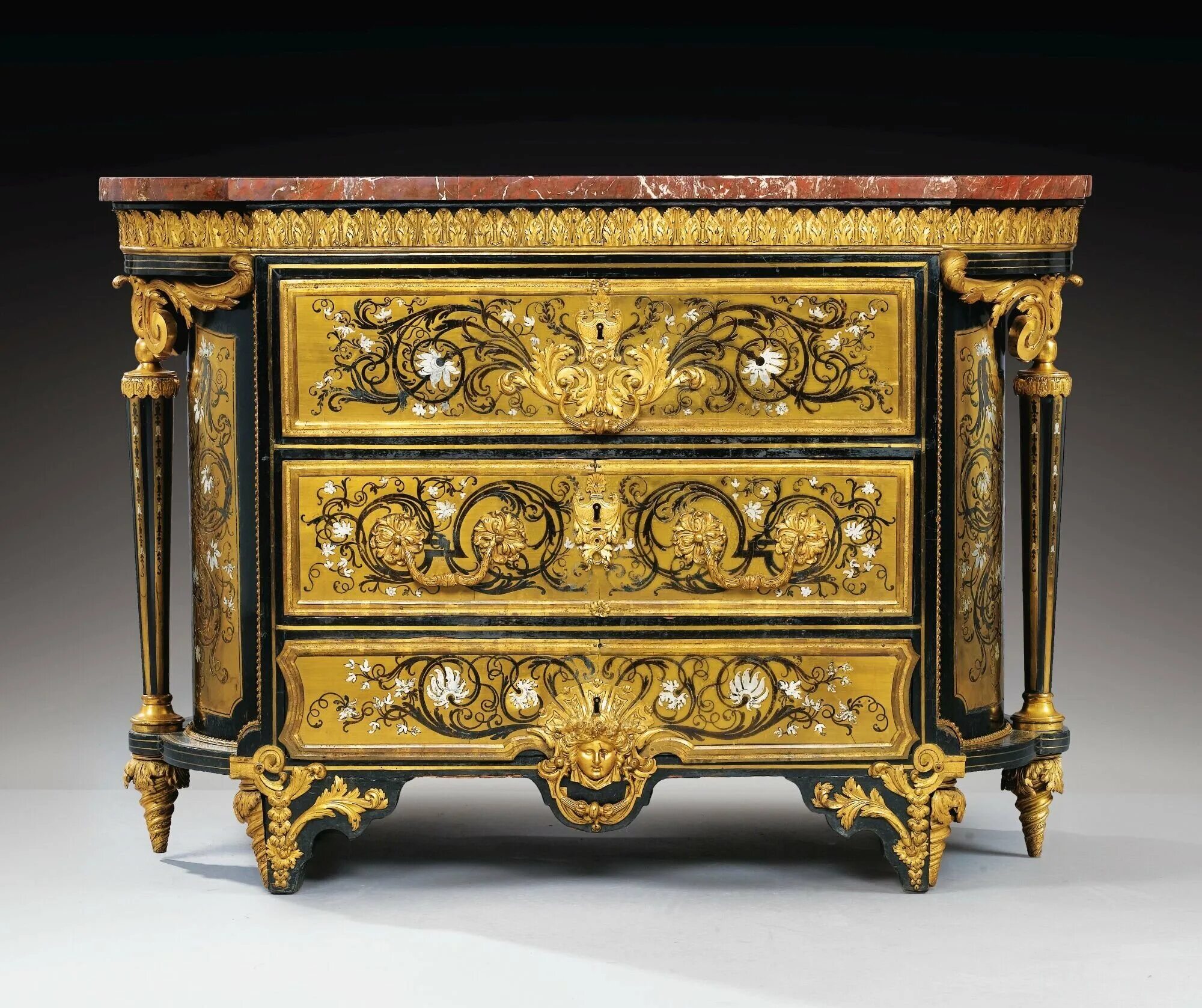 Мебель 17 века. Мебель Шарля Буля Барокко 17-18 века.