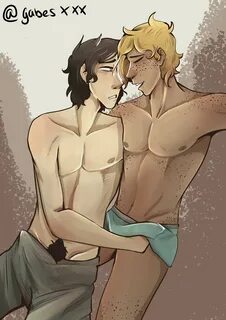 nico di angelo, will solace, percy jackson and the olympians, bulge through...