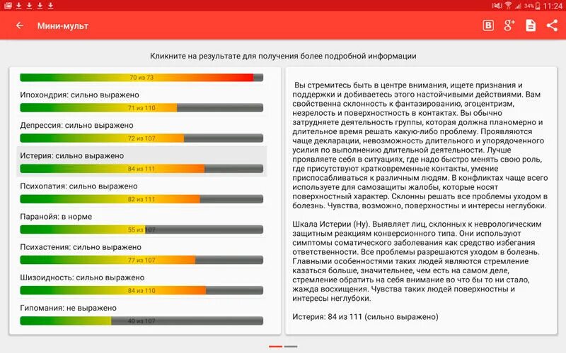 Тест на шизоидность истерию. АПК Стань чемпионом.