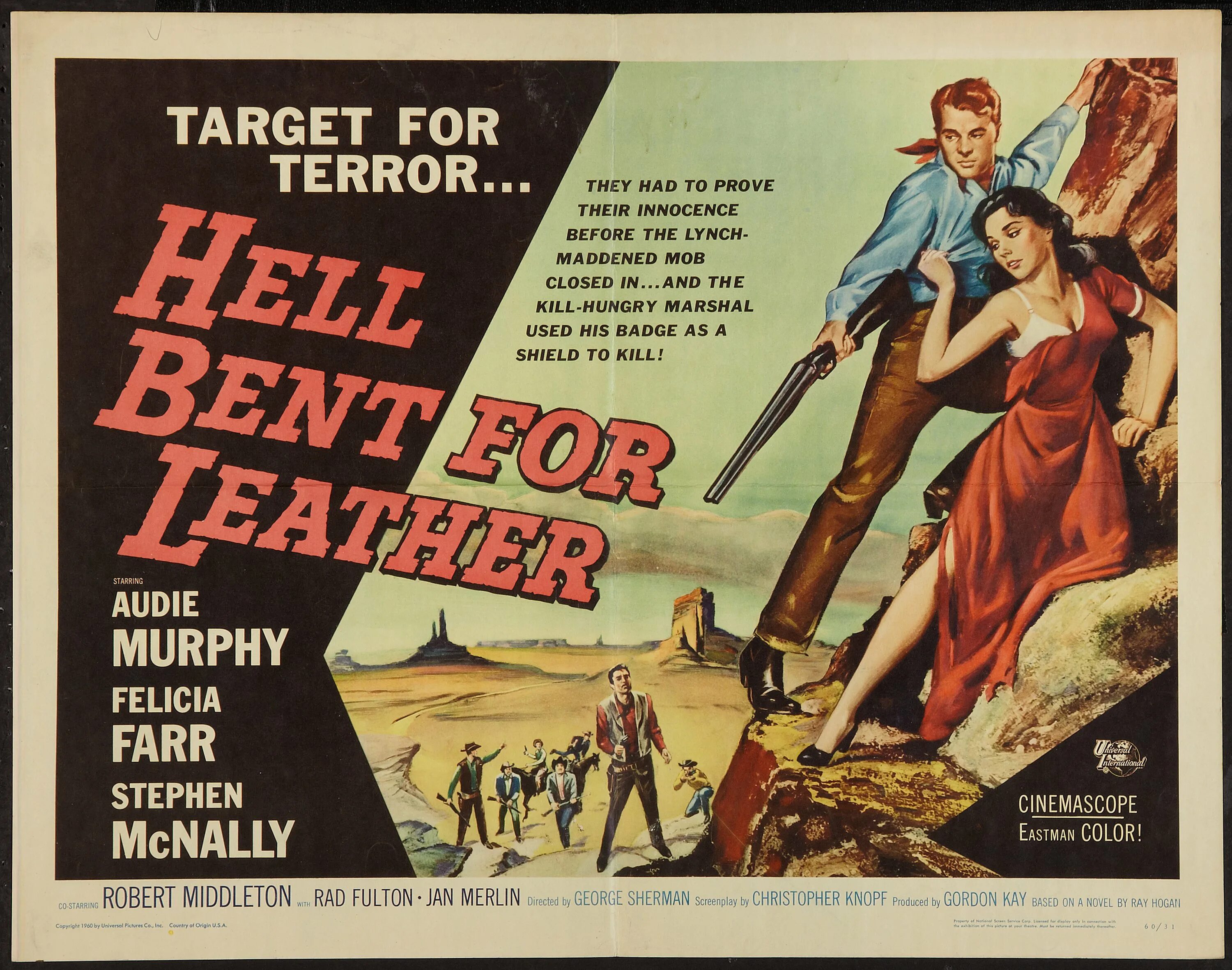 Hell bending. Hell bent for leather 1960. hell bent for leather 1960 картинки. психо 1960 постер.