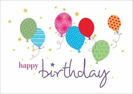 Birthday congratulations