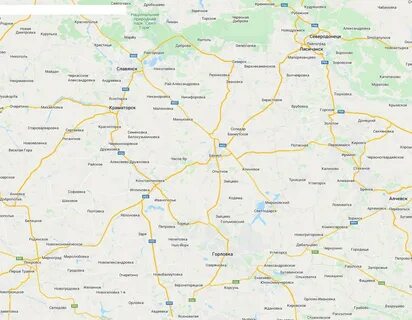 Карта северодонецка