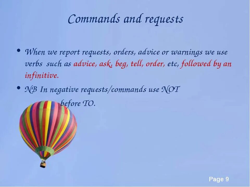 Reported Speech orders and requests. Orders in reported Speech. Reported Speech Commands. Reported Commands and requests.