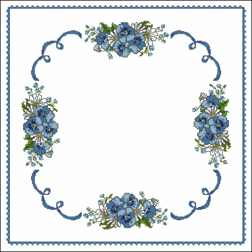 салфетки крестиком. дименшенс 03122. вышитая рамочка. вышитые салфетки и скатерти вышивка крестом. вышитые рамки.