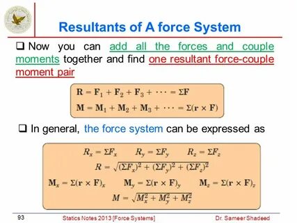 Force system