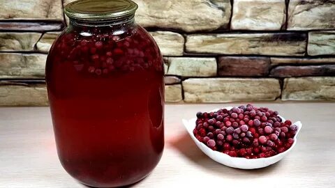 Компот из брусники рецепт на зиму