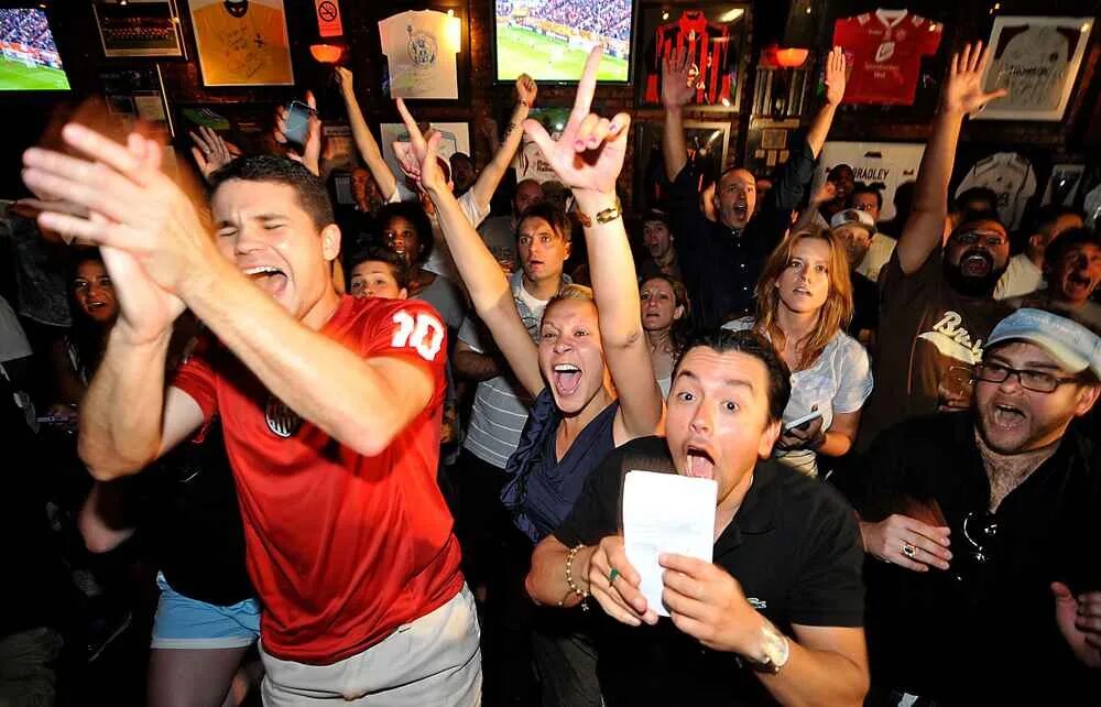 Watching sporting events