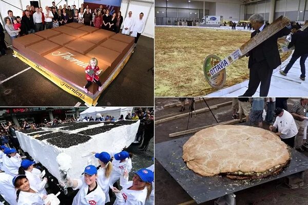 Как попасть в книгу рекордов. Самый большой пирог. Самый большой пирог в мире. Самый большой пазл рекорд Гиннесса. Пироги в книгу рекордов.