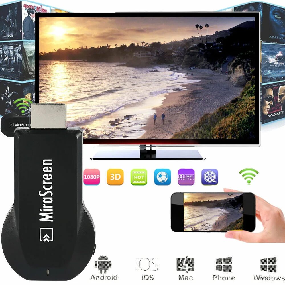 WIFI display Miracast TV Receiver Dongle HDMI. Wireless display MIRASCREEN смарт адаптер. Беспроводной HDMI адаптер MIRASCREEN. Беспроводной приемник HDMI адаптер WIFI Chromecast. Недорогой телевизор с wifi