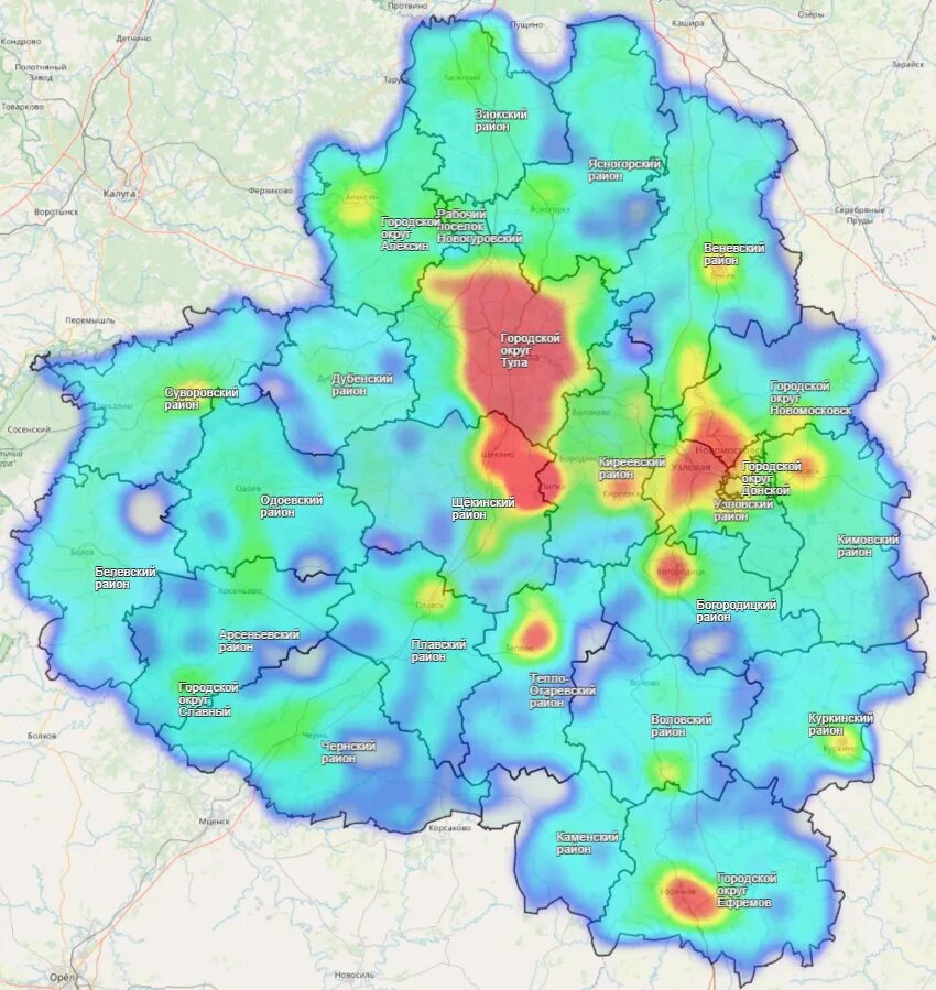 Тульская область города список. Карта экологии Тульской области. Экологическая карта Тульской области. Экологическая карта Тульской области на 2021. Экологическая карта Тулы.