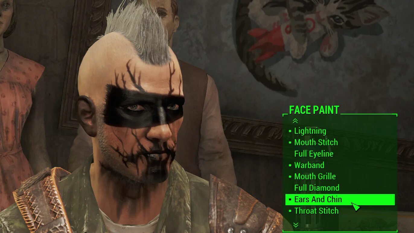Fallout 4 hairs. Табуированные татуировки fallout 4.