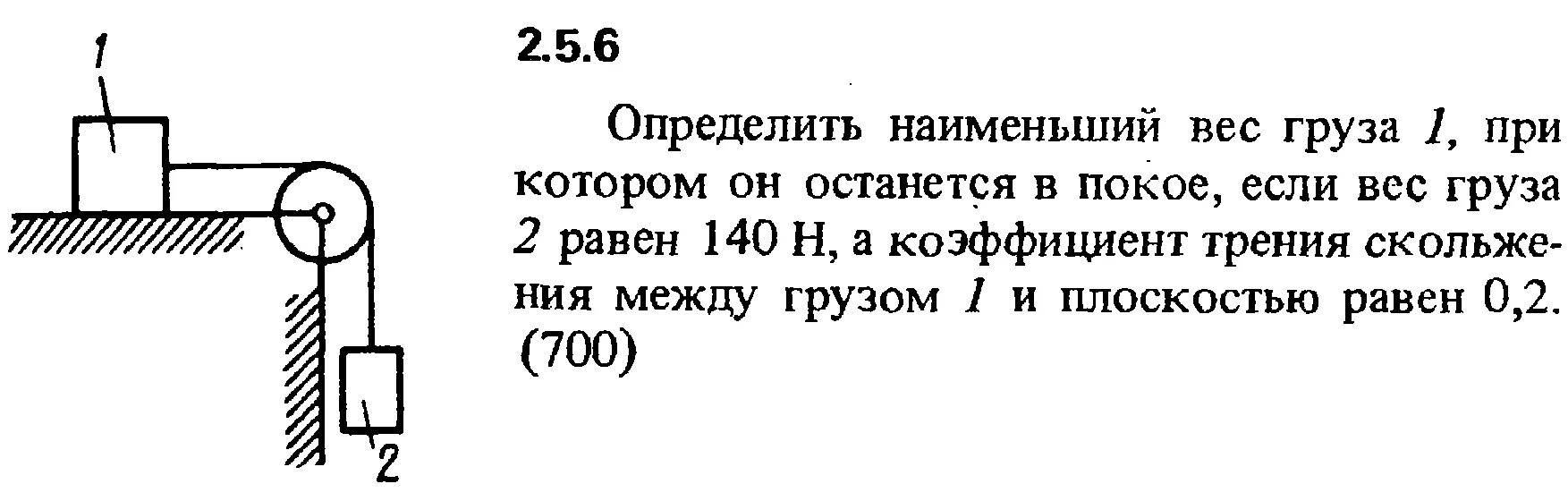 Определите массу второго груза. Вес груза 1/2. Определить наименьший вес груза 1 при котором он останется в покое. Вес груза 1 1/2. Определить вес груза.