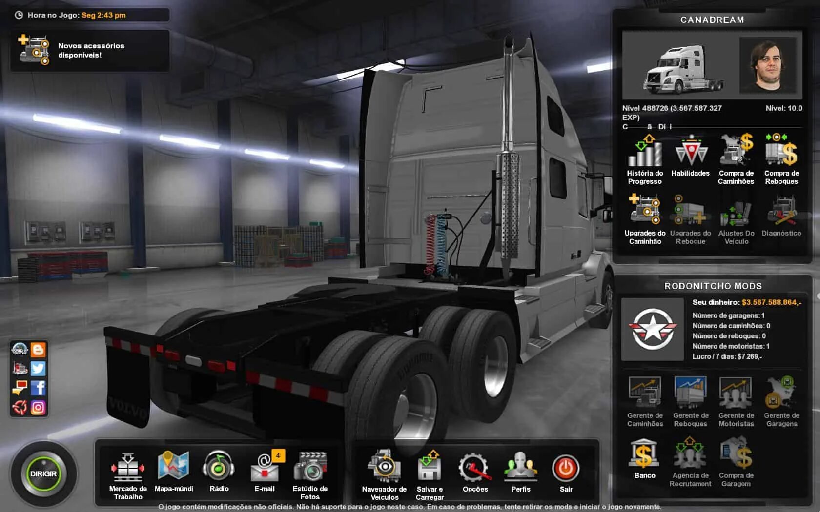 Профиль для етс 2. Euro Truck Simulator 2 v1.43.x профиль. CANADREAM ATS. American Truck Simulator профиль.