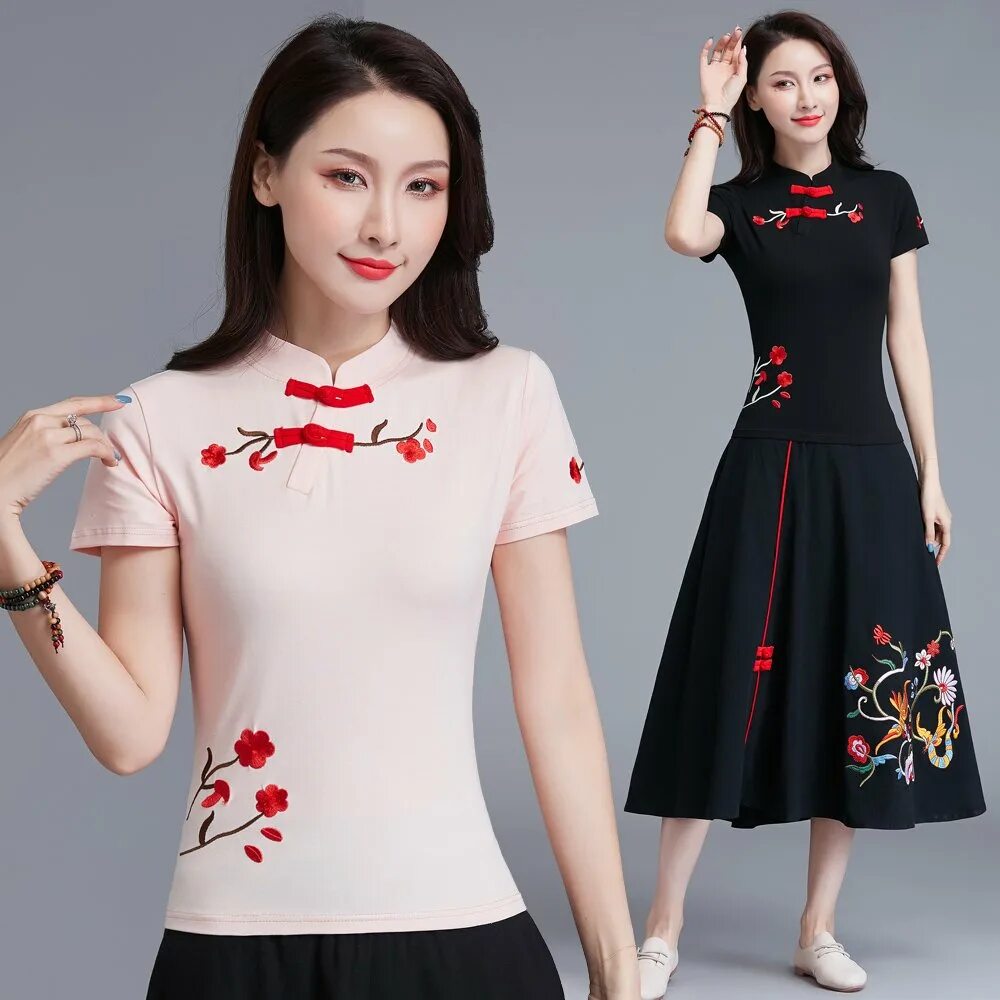 Одежда в китайском стиле для женщин. Кимоно-ципао. Китайское платье cheongsam qipao. Кимоно-ципао. Китайский национальный костюм ципао.