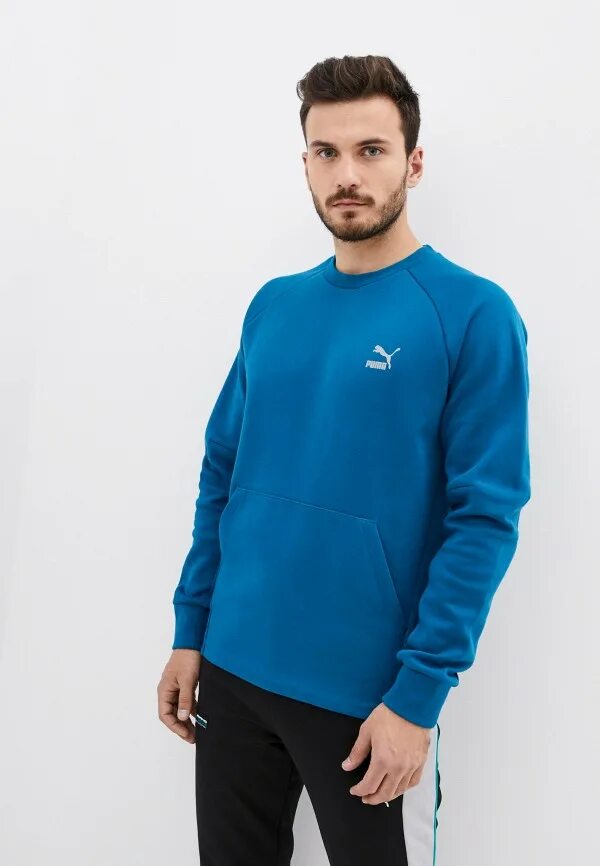 Tech crew. Puma classics tech худи. свитшот пума синий. puma tech свитшот. свитшот мужской синий puma.