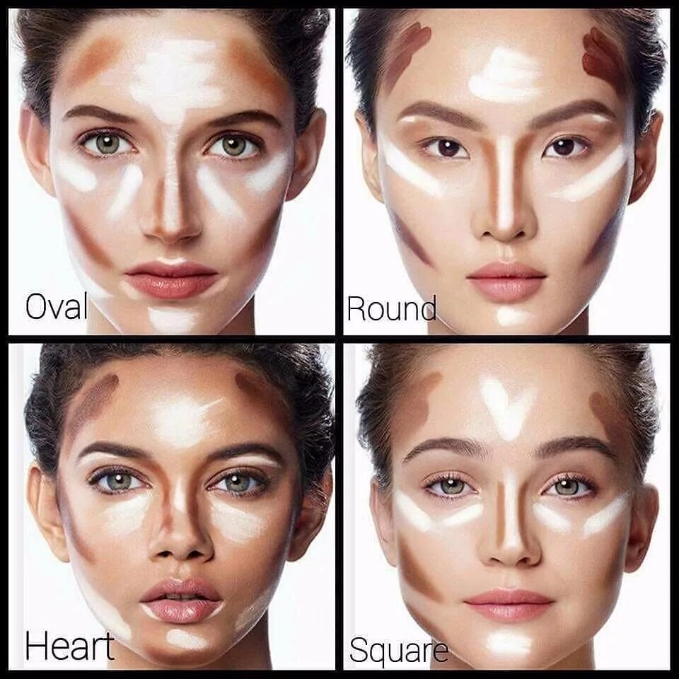 Highlighter contour
