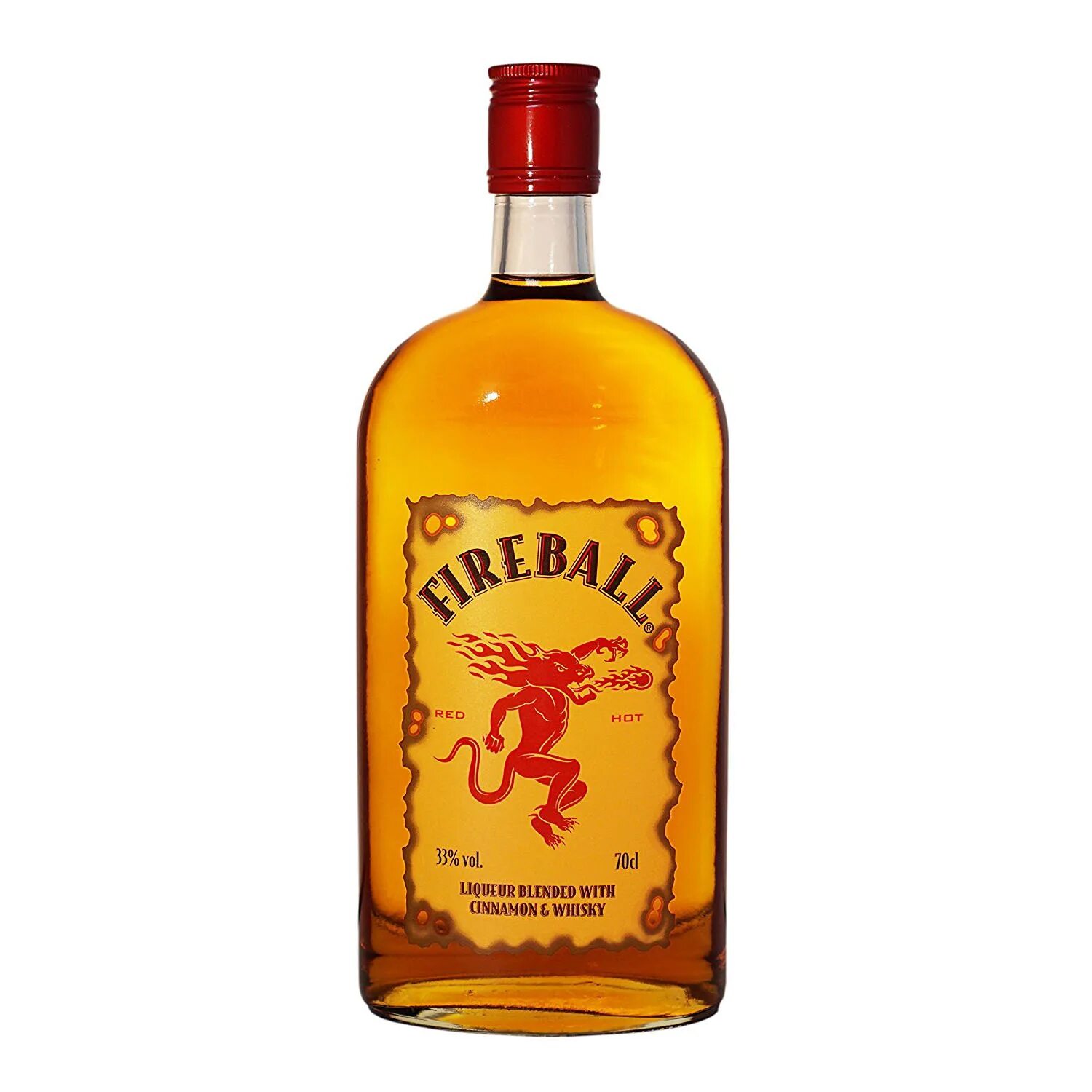 Фаербол виски. Fireball ликер. Liqueur "Fireball" 0.7 l.