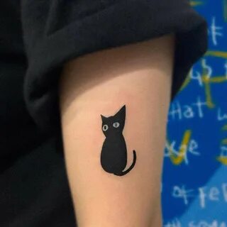 Simple 2 cat tattoo