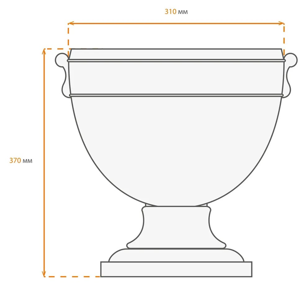 Размеры вазонов. Вазон Размеры. Пьедестал с вазоном. Садовая ваза Размеры. Садовый вазон высота ширина.