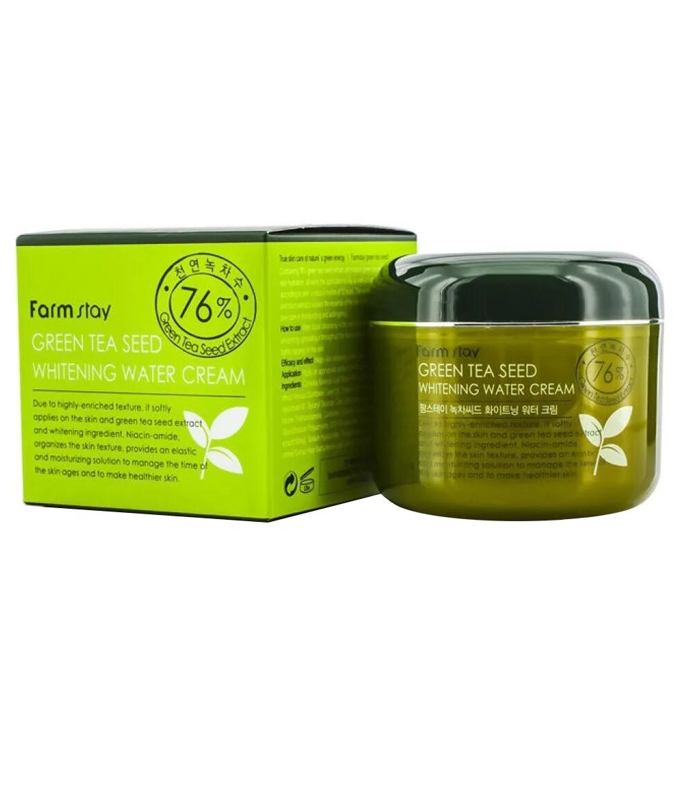 Купить косметику farms. Farm stay Green Tea Seed Whitening Water Cream - 100 g. Farmstay Green Tea Seed Whitening Water Cream. Крем Green Tea Seed Brightening Water. Farm stay Green Tea Seed Brightening Water Cream 100g.