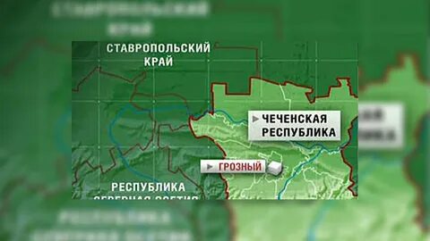 Какими республиками граничит чеченская республика