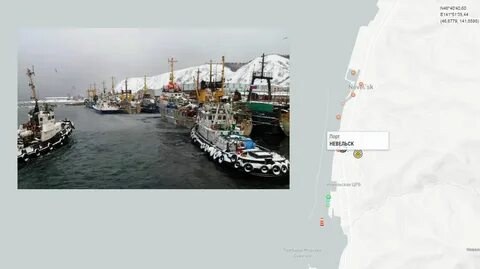 Карта судов в порту архангельск