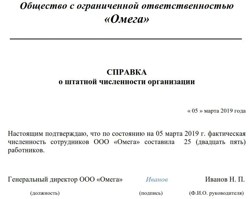 Справка о количестве штатных сотрудников в организации образец. Справка о численности сотрудников ИП образец. Справка о количестве сотрудников ИП образец. Справка штатная численность работников.